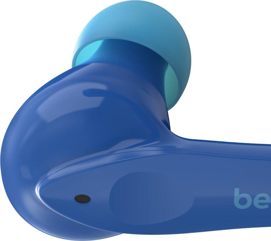 Belkin SoundForm Nano Kabelloser In-Ear-Kopfhörer für Kinder - Blau Belkin SoundForm Nano Kabelloser In-Ear-Kopfhörer für Kinder - Blau